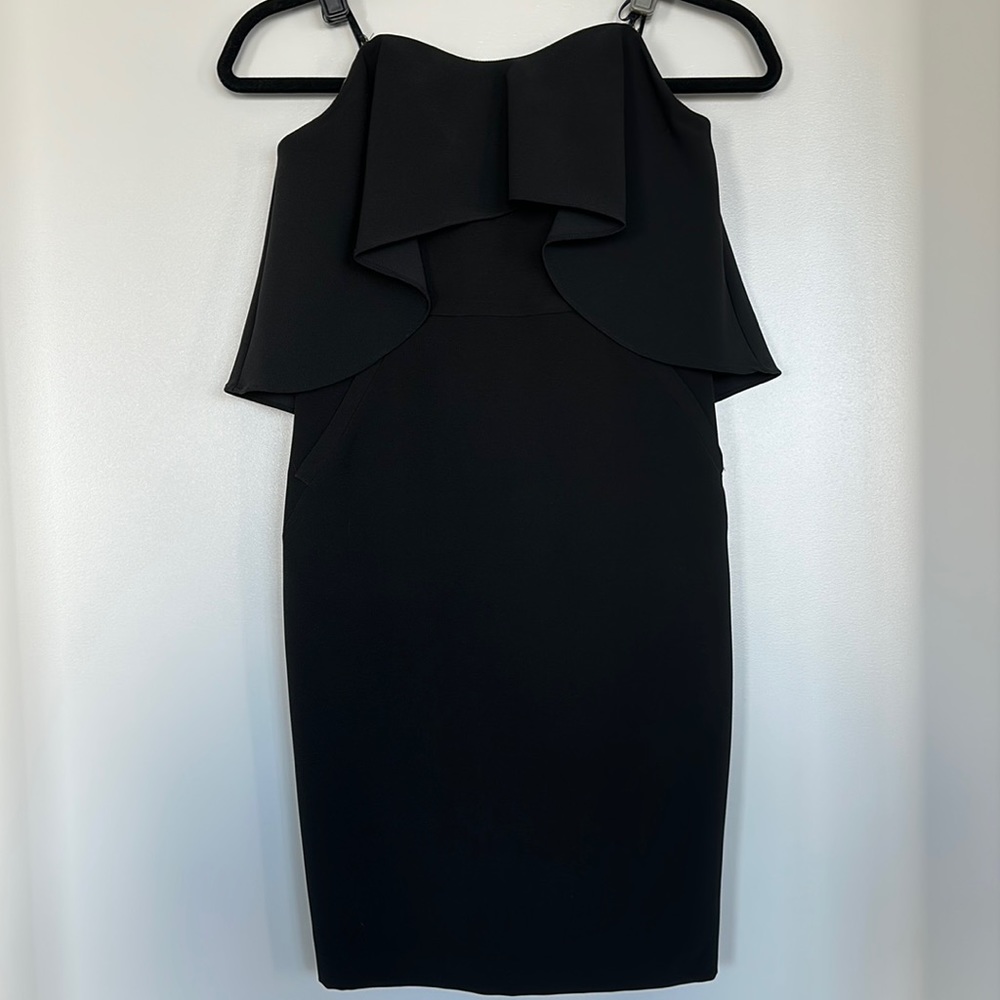 Black strapless Chelsea28 dress
